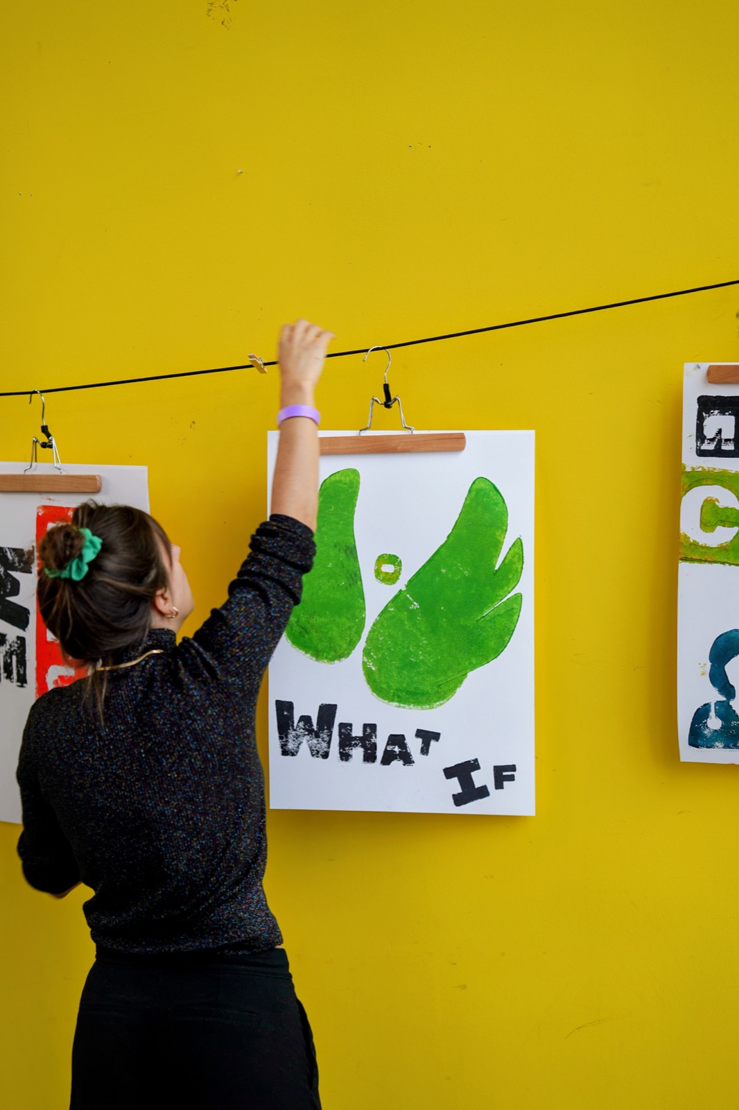 Installing printed elements for CARE LAB
