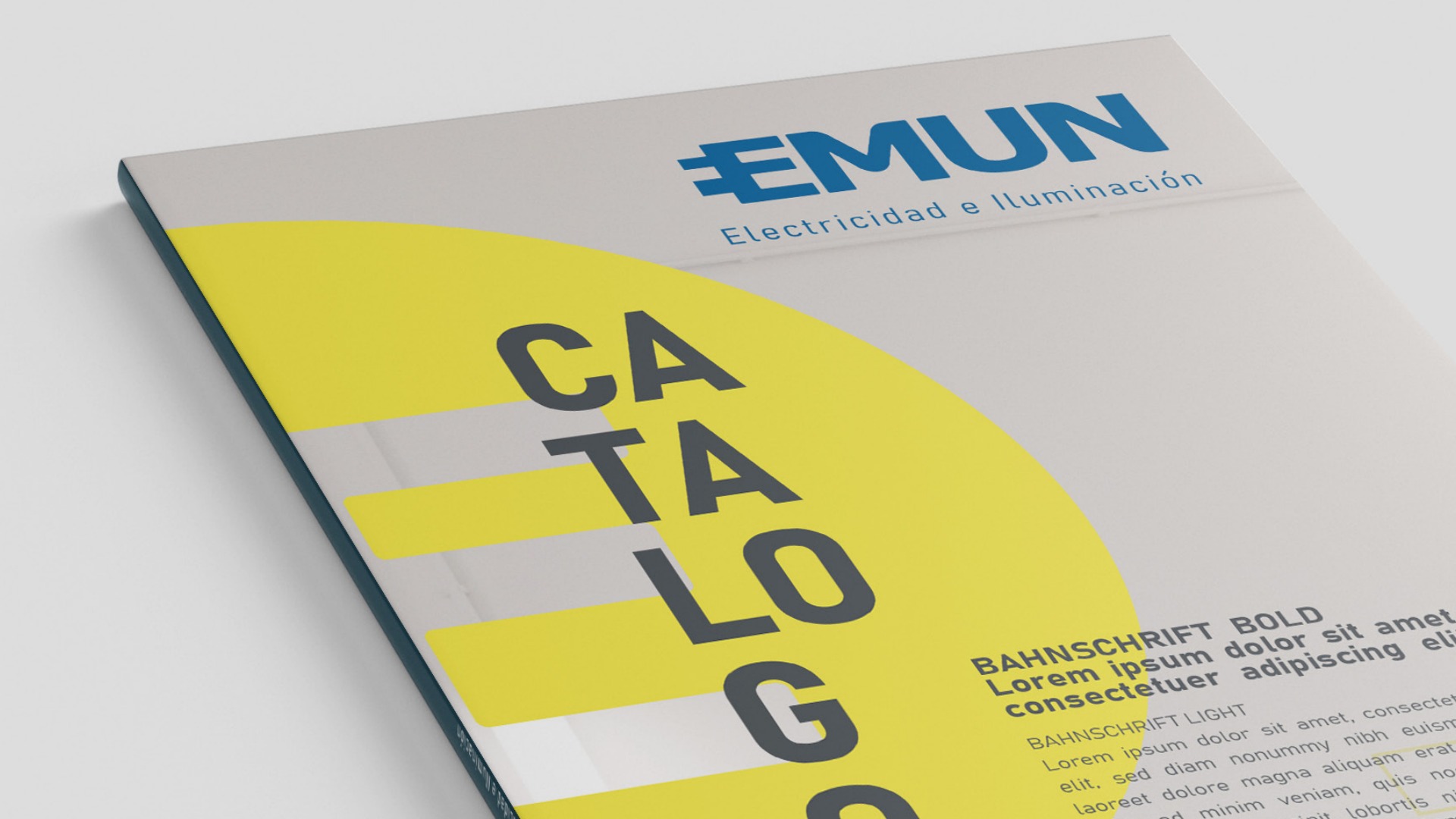 EMUN catalogue editorial concept