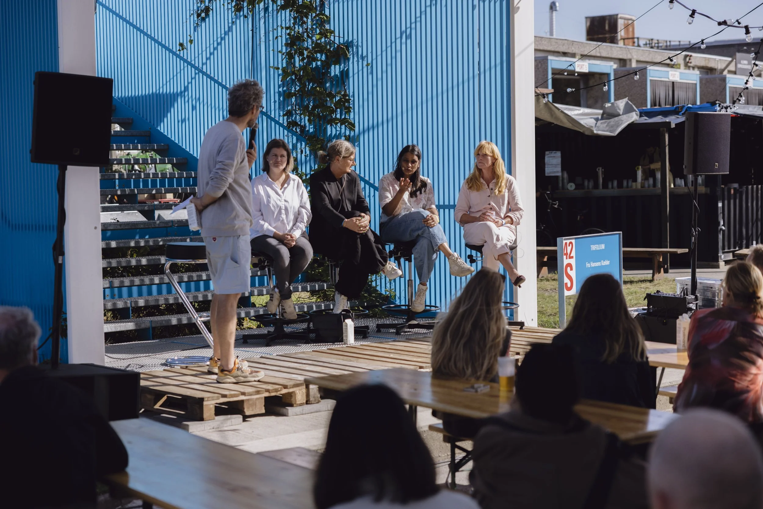 Trifolium Impact Festival panel in progress